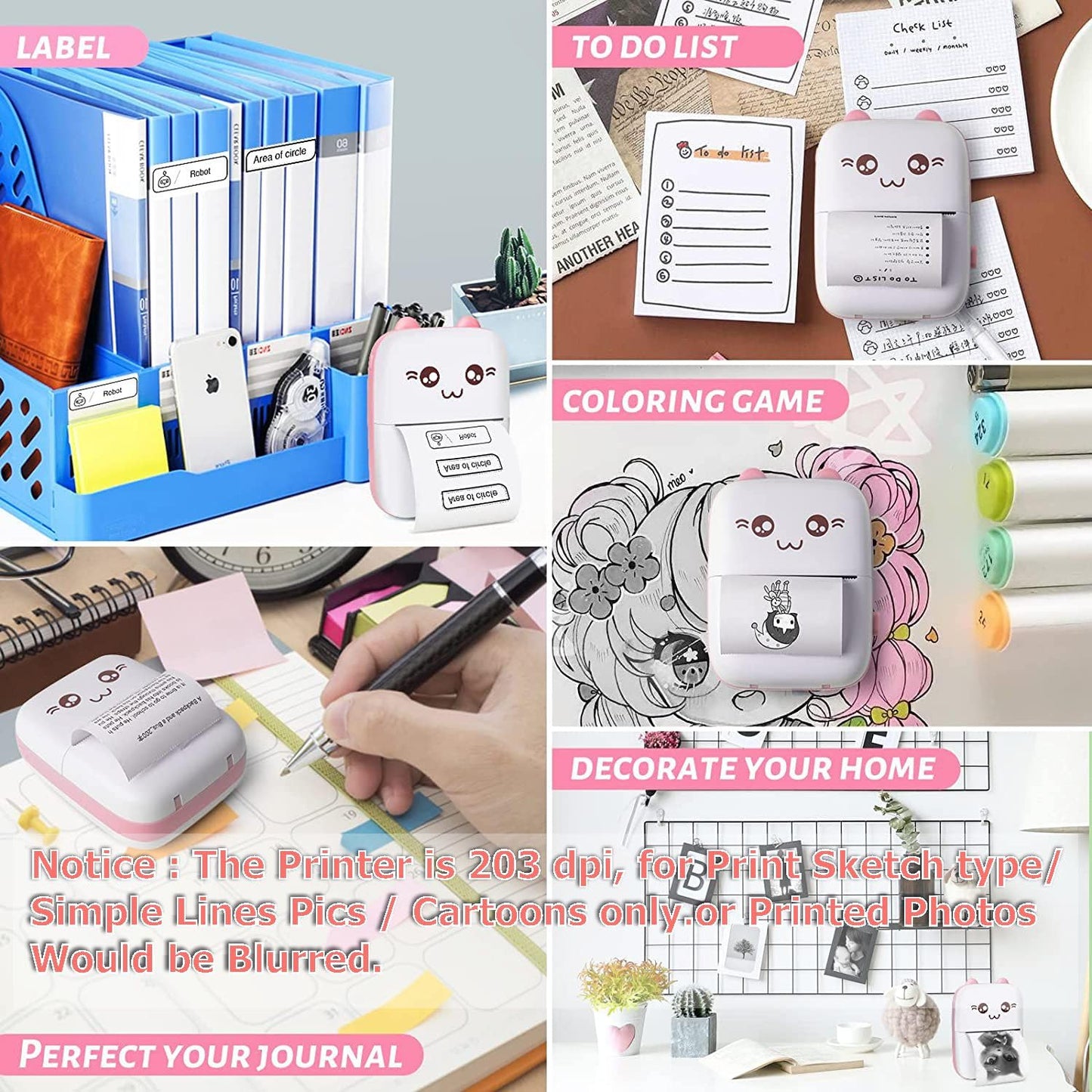 Cute mini printer