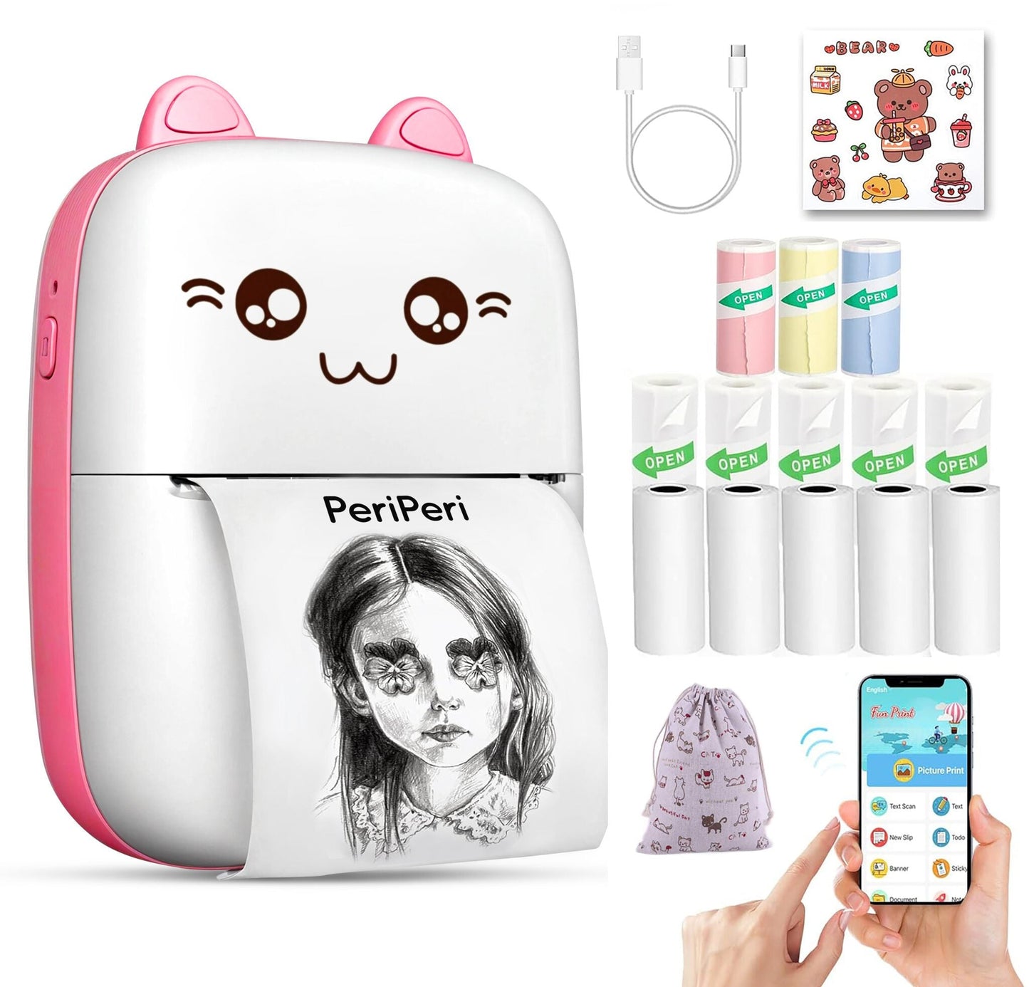 Cute mini printer