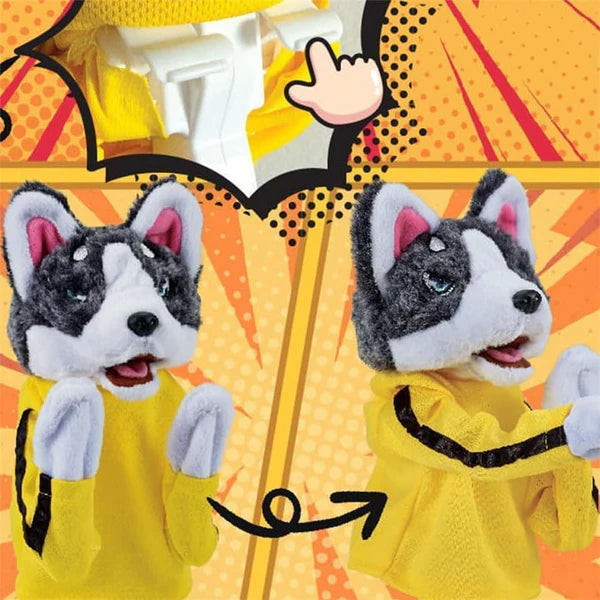 Kung Fu Punching Dog Puppet