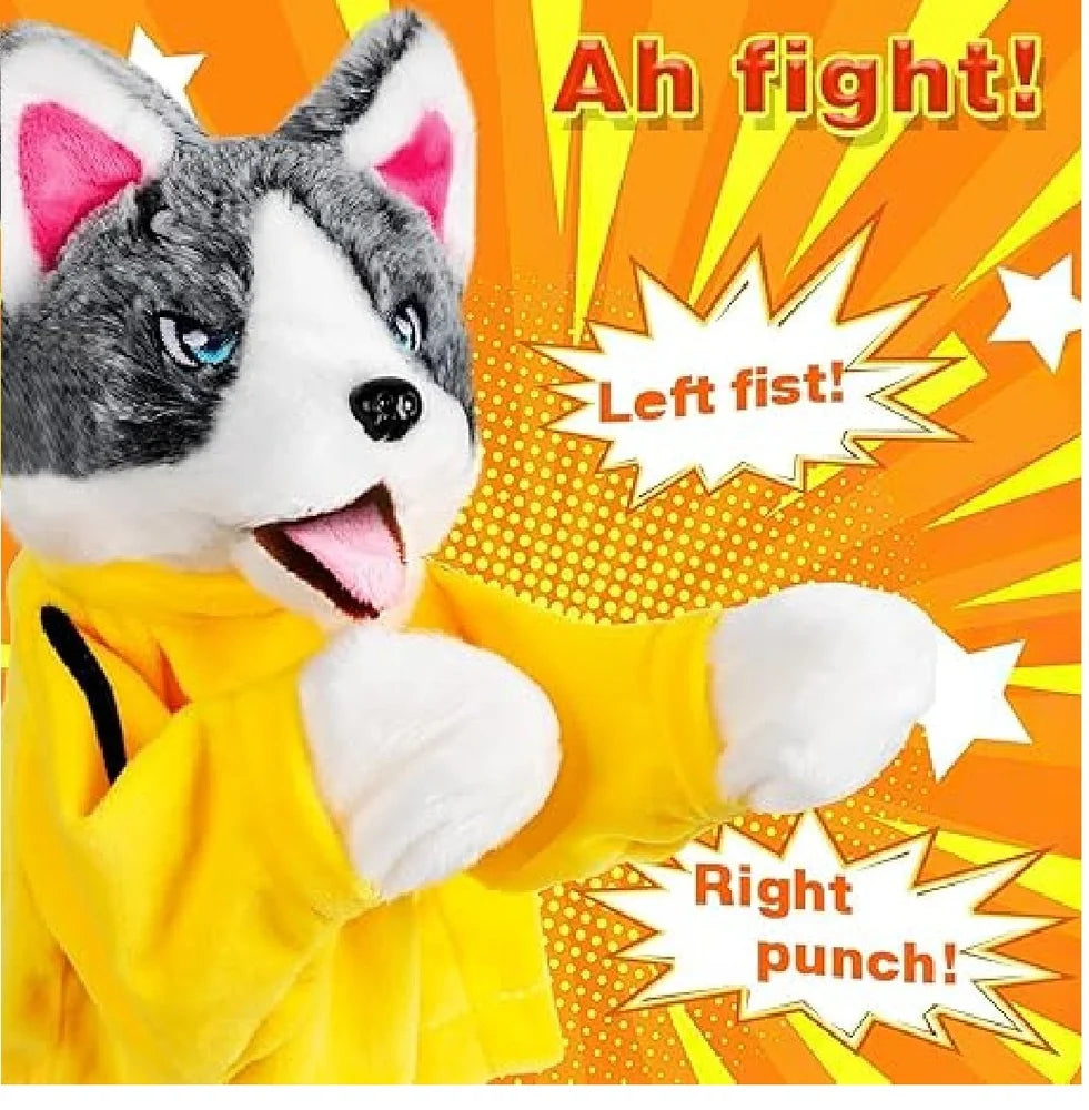 Kung Fu Punching Dog Puppet