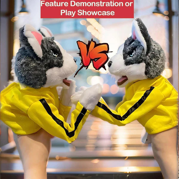Kung Fu Punching Dog Puppet