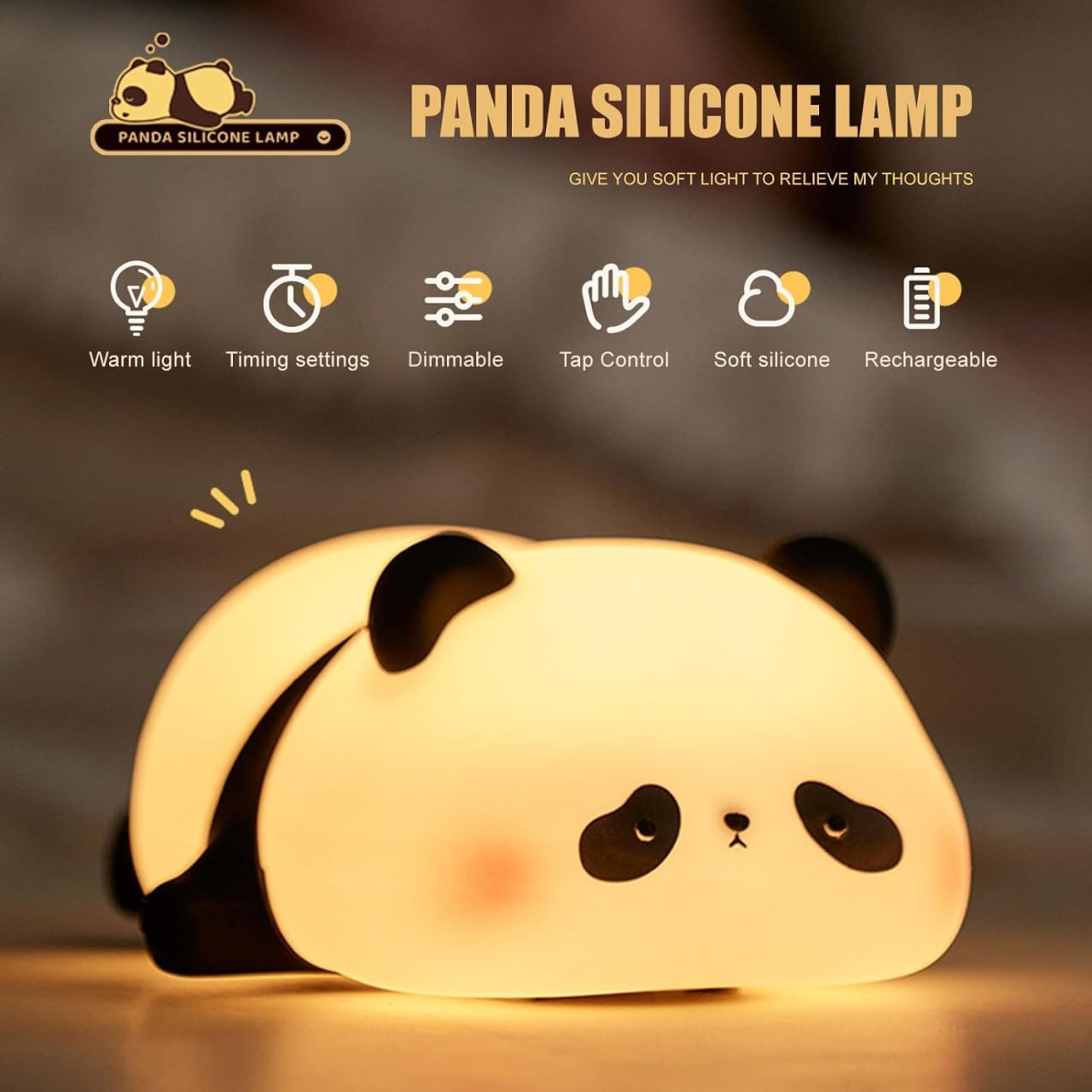 Eternal Silicone Touch Panda