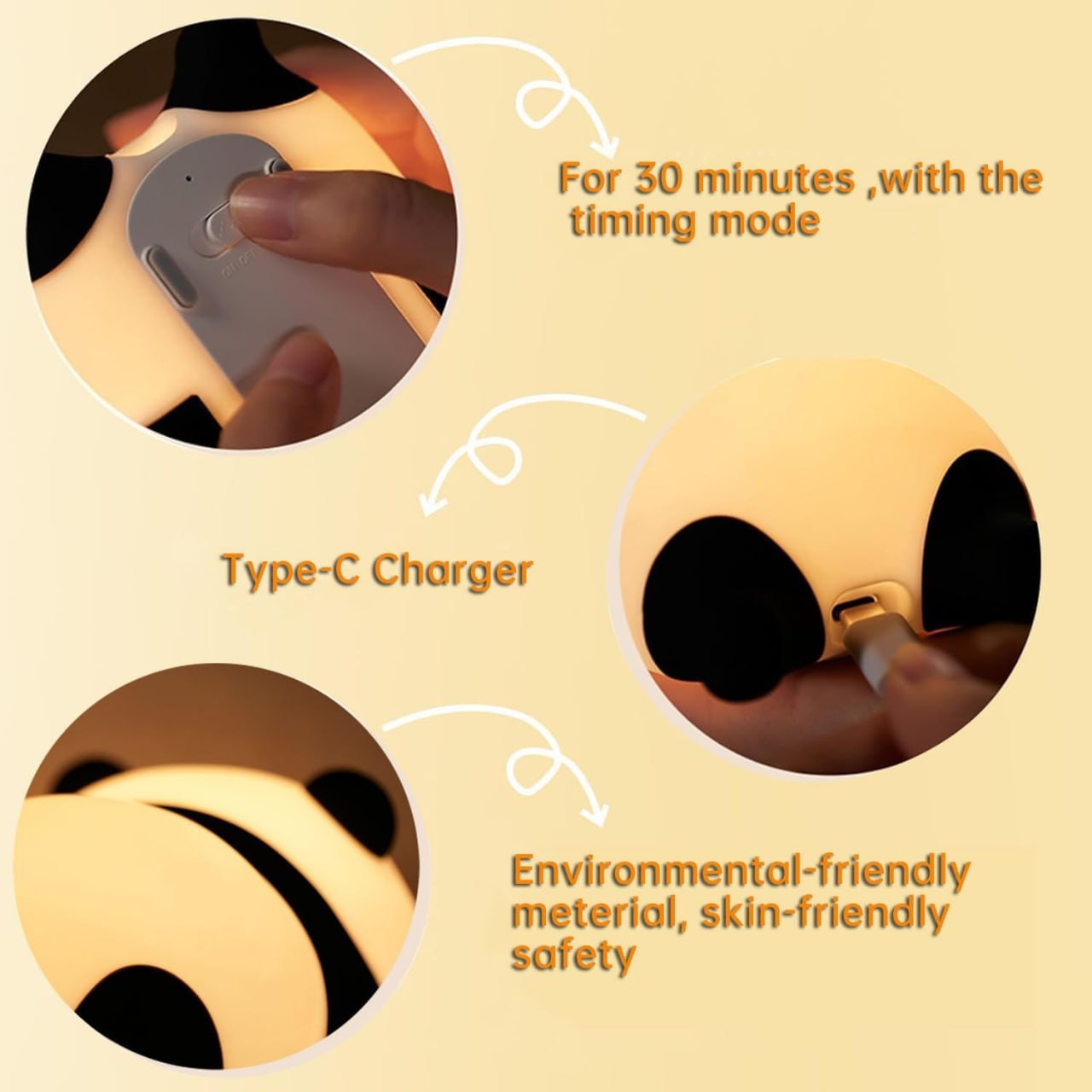Eternal Silicone Touch Panda