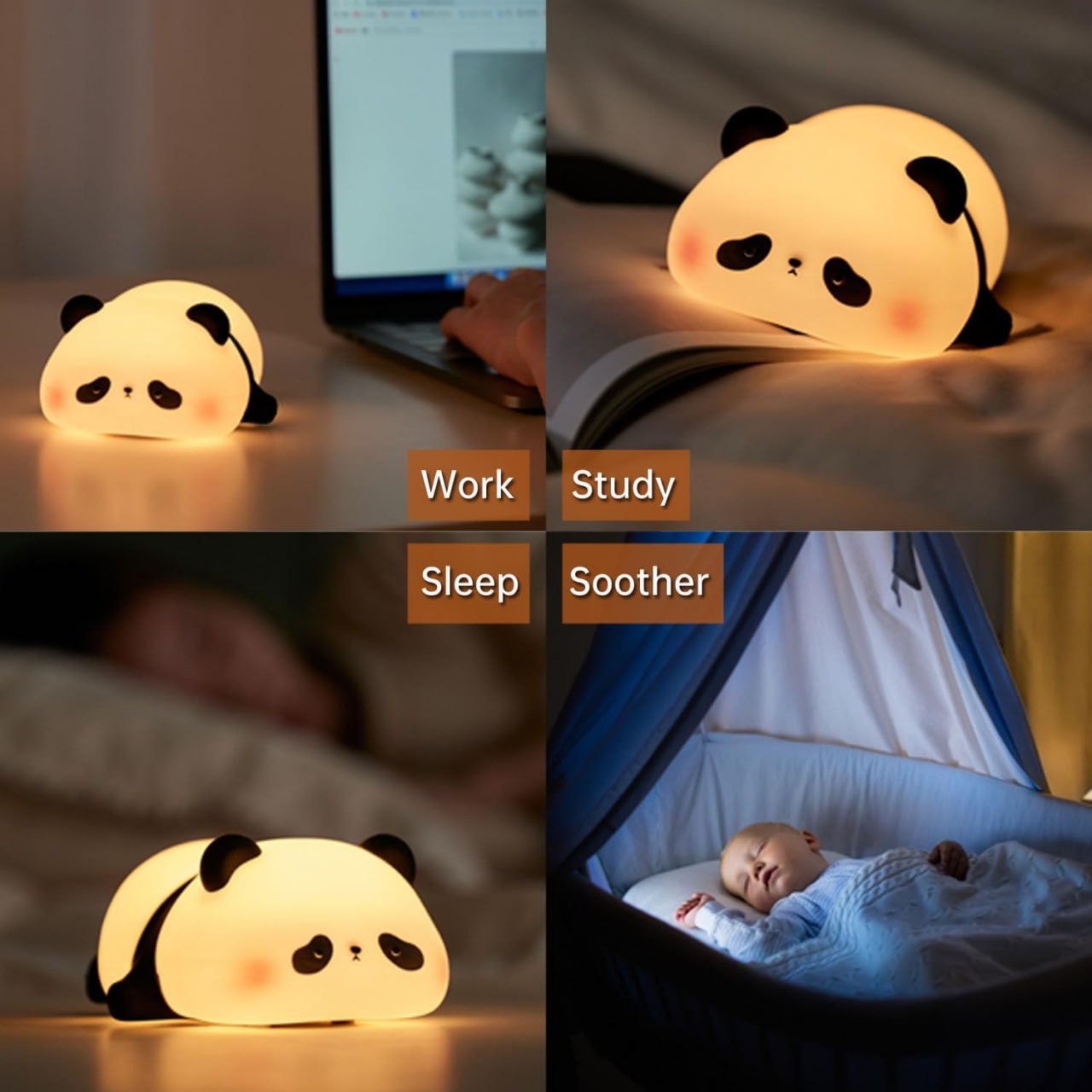 Eternal Silicone Touch Panda