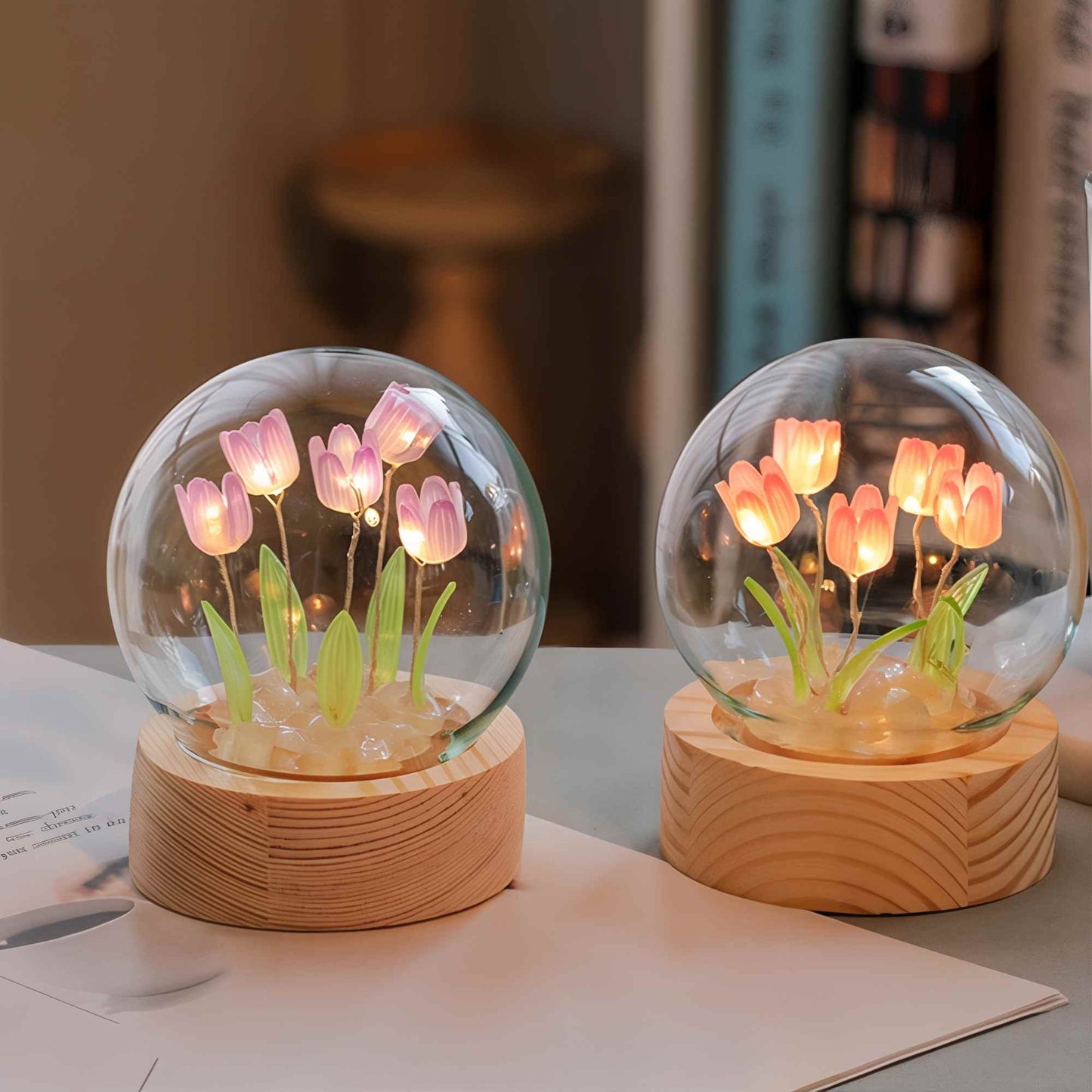 Cute DIY Tulip Lamp