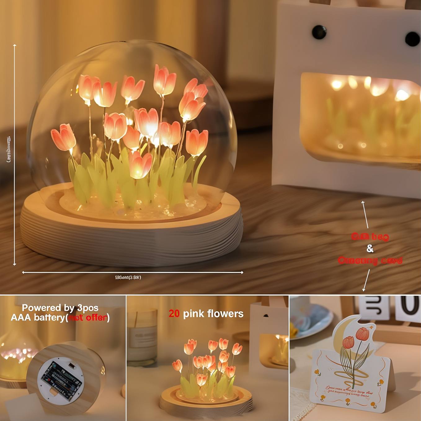 Cute DIY Tulip Lamp
