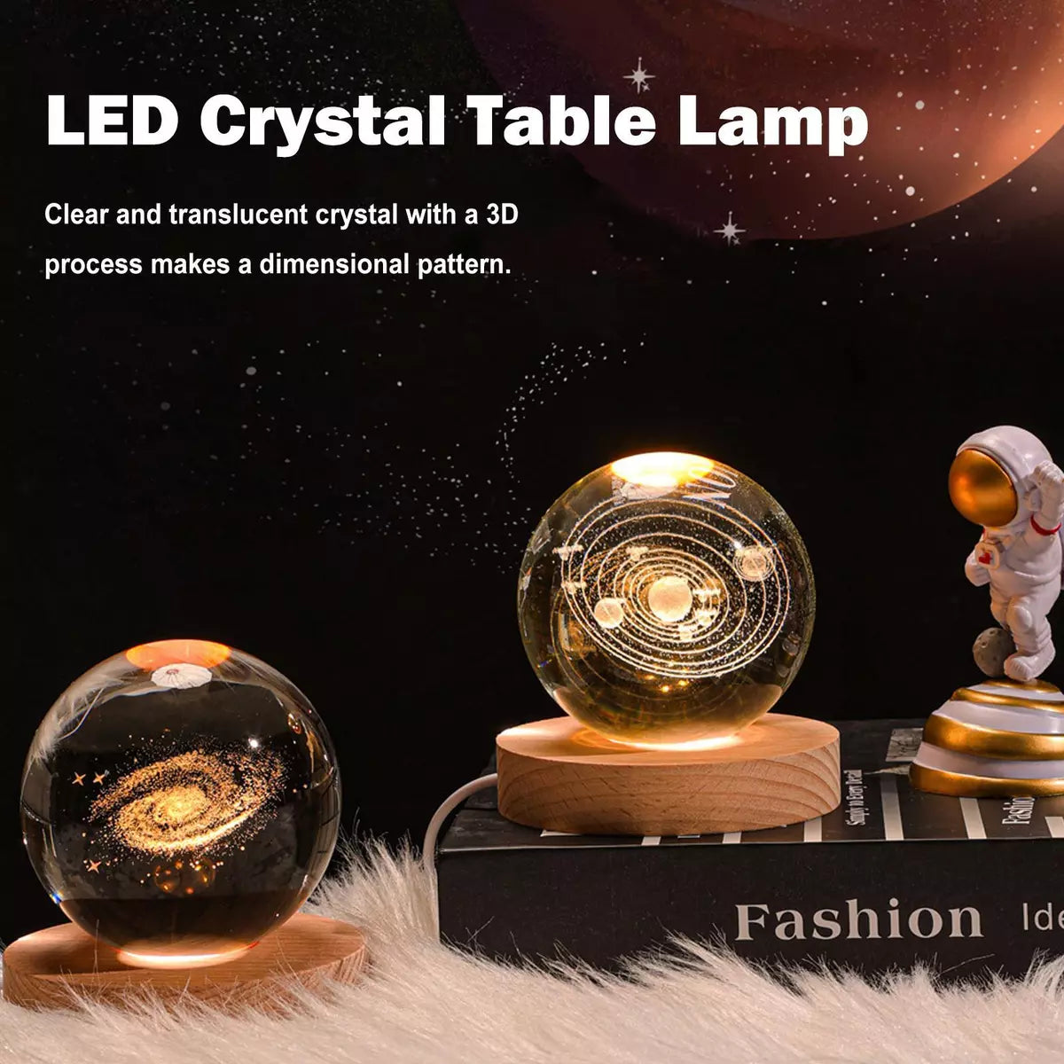 3d Crystal Ball Lamp