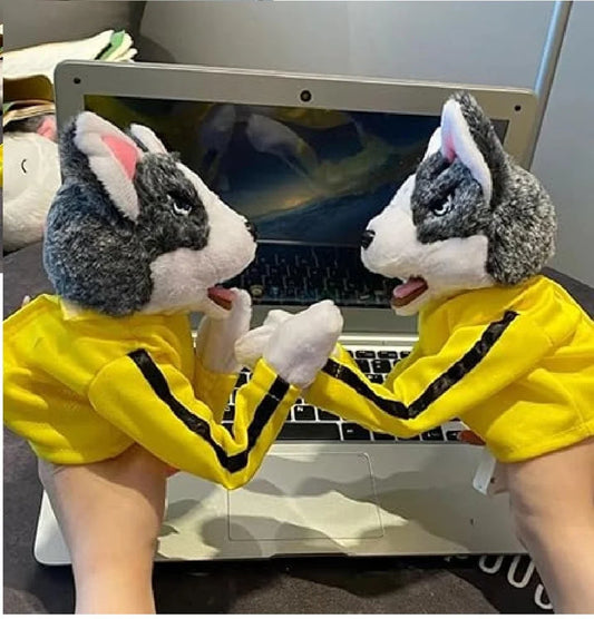 Kung Fu Punching Dog Puppet