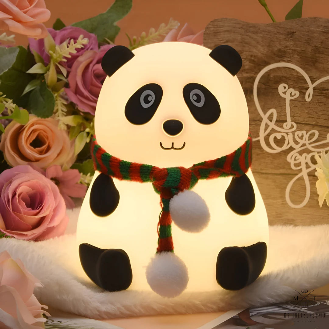Cute Panda Silicone Lamp
