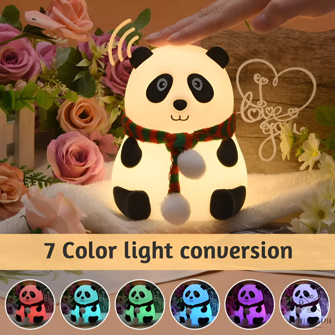 Cute Panda Silicone Lamp