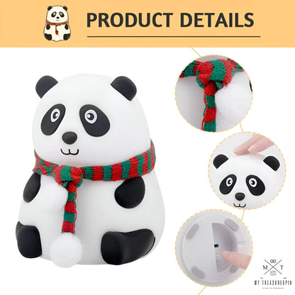 Cute Panda Silicone Lamp